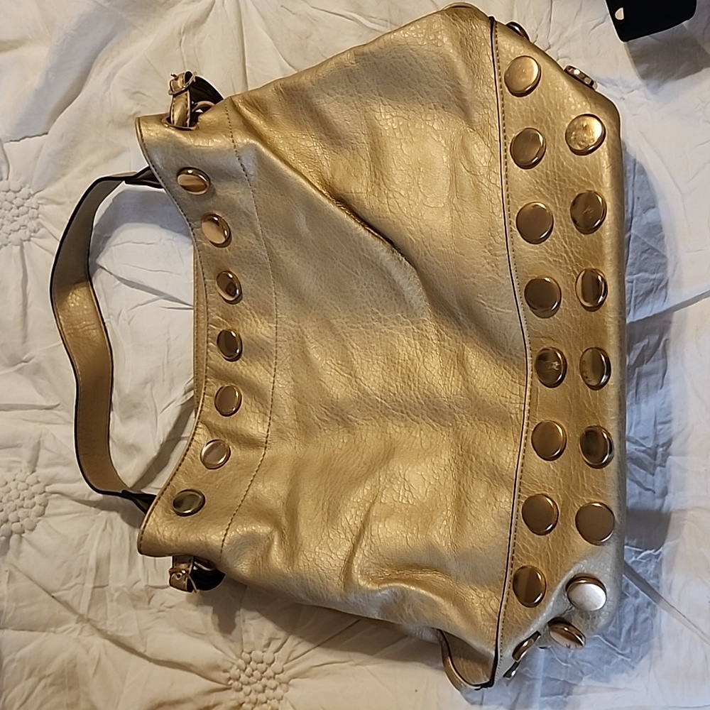 Gold med/lg metallic purse